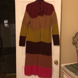 Free people long striped sweater